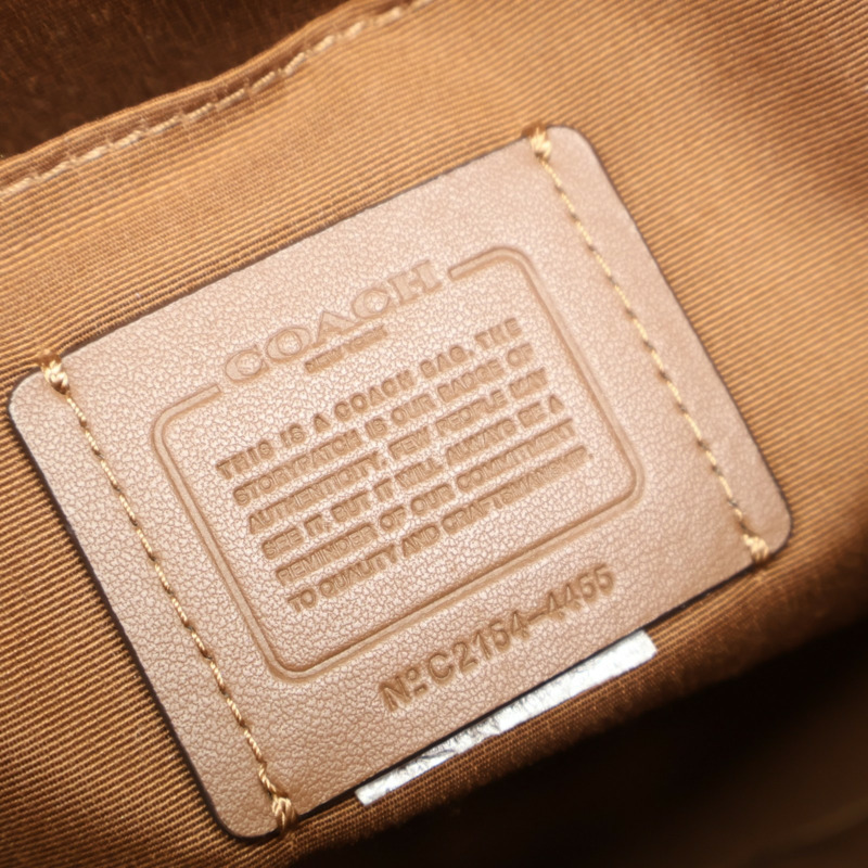 棕色 帆布 Zip Top Tote  手提包【COACH 寇馳】 4455-4