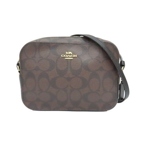 棕色 帆布 Jamie Camera Bag 肩背包 91677【COACH 寇馳】 91677
