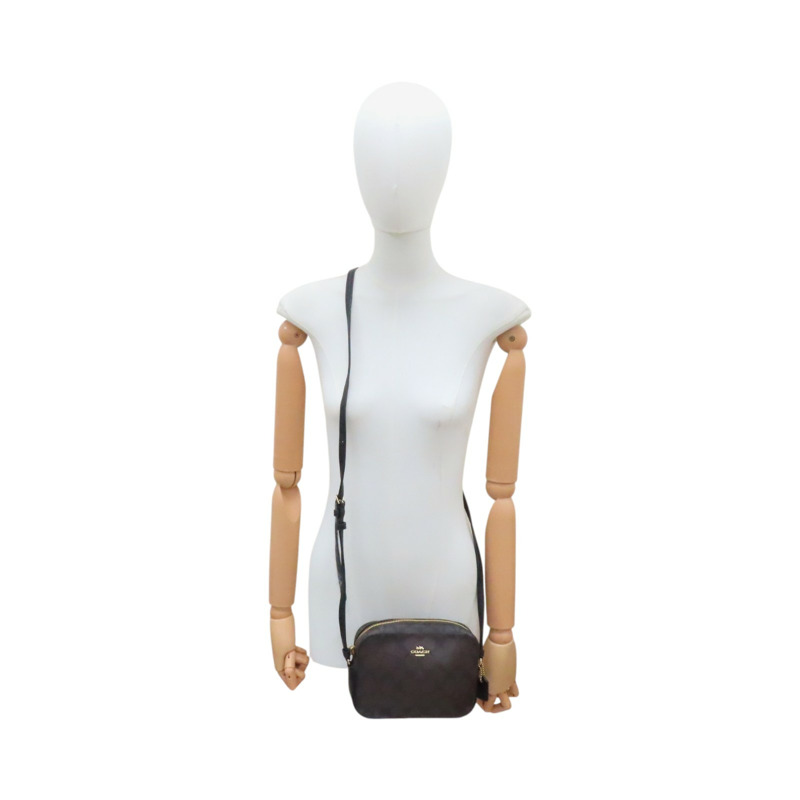棕色 帆布 Jamie Camera Bag 肩背包 91677【COACH 寇馳】 91677-6