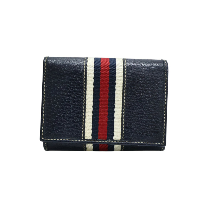 深藍色牛皮 卡夾 名片夾【GUCCI 古馳】 154269-0