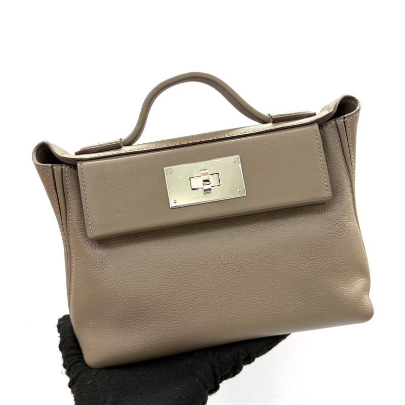 HERMES 愛馬仕 18 Etoupe 大象灰 24/24 MINI 21 B刻-0