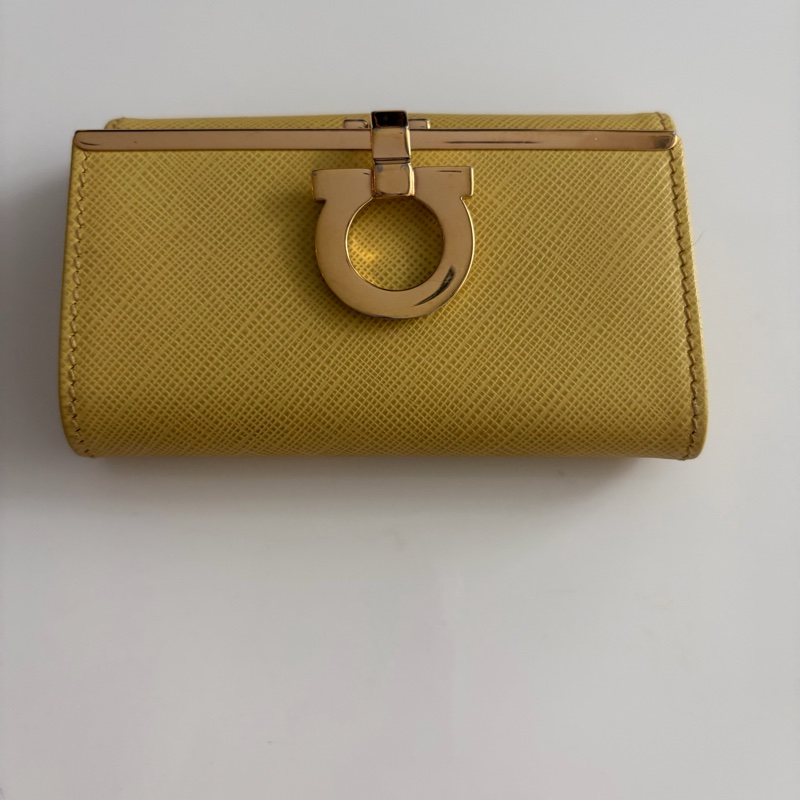 Ferragamo 小牛皮鑰匙卡夾-0