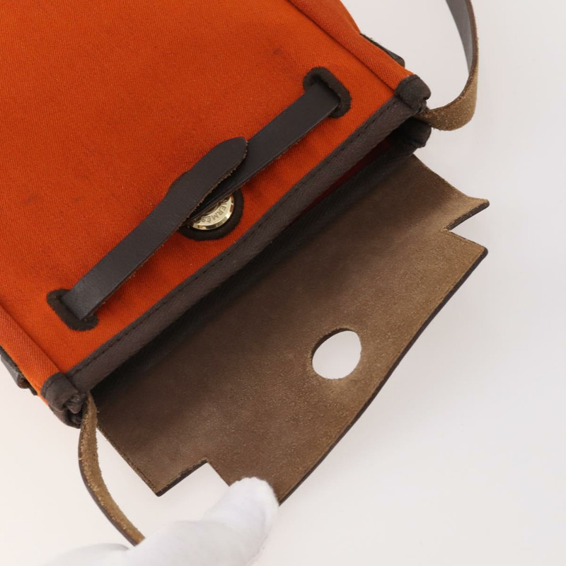 【日本直送】愛馬仕 Her Line Herbag TPM 帆布雙肩包,紅金配色,正品 ep14339A-9