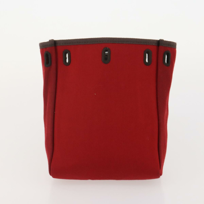 【日本直送】愛馬仕 Her Line Herbag TPM 帆布雙肩包,紅金配色,正品 ep14339A-21