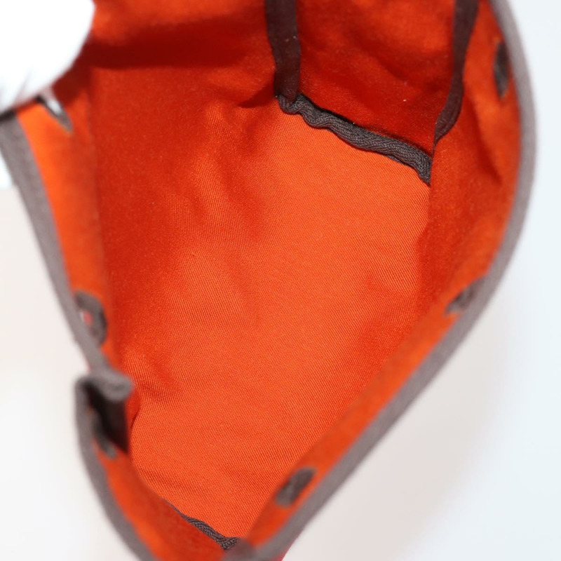 【日本直送】愛馬仕 Her Line Herbag TPM 帆布雙肩包,紅金配色,正品 ep14339A-22