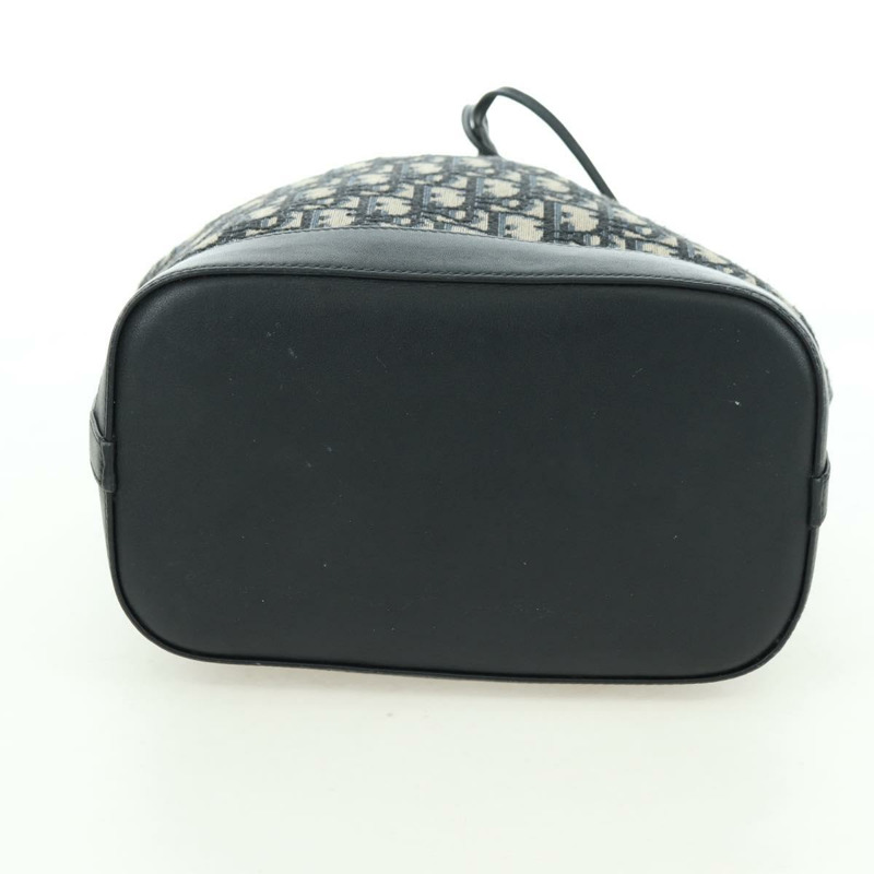 【日本直送】Christian Dior Trotter帆布鏈條單肩包 海軍藍 金色 正品 179181V-4
