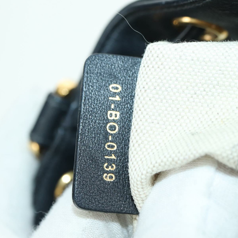 【日本直送】Christian Dior Trotter帆布鏈條單肩包 海軍藍 金色 正品 179181V-10