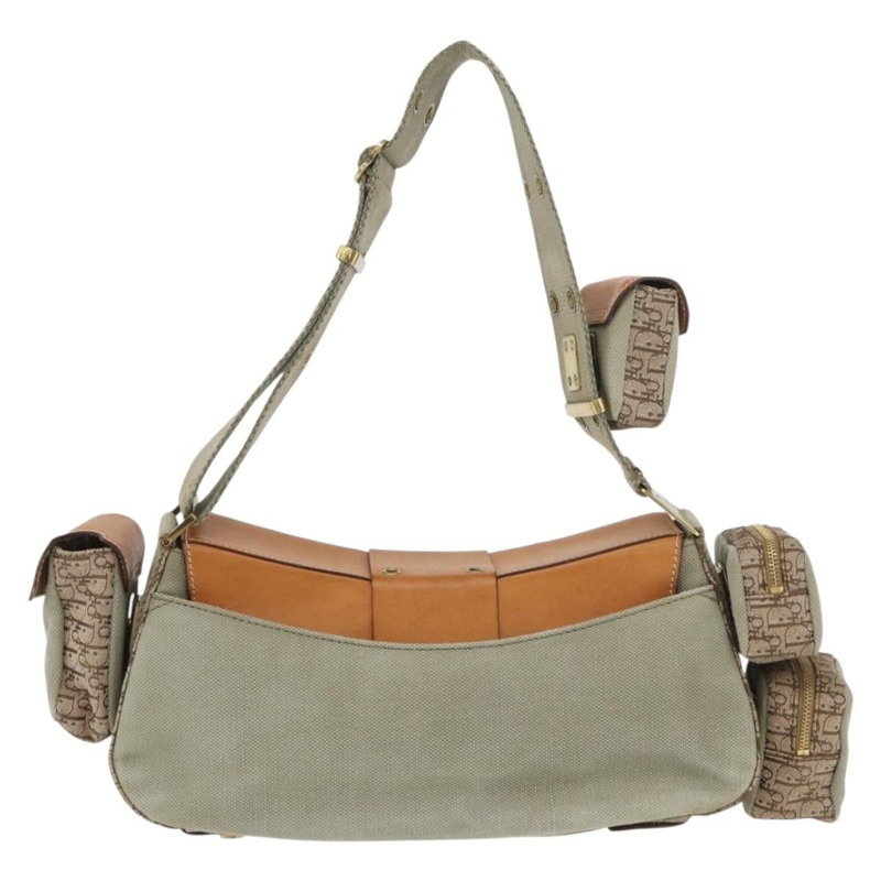 【日本直送】Christian Dior Street Chic 背包背包 米色 金色 正品 179612SAV-1