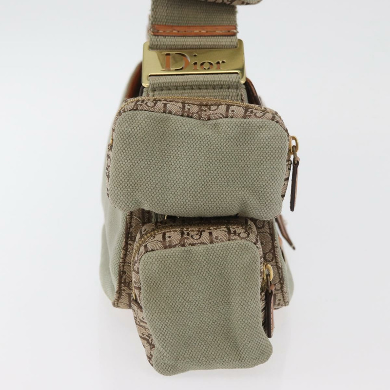 【日本直送】Christian Dior Street Chic 背包背包 米色 金色 正品 179612SAV-3