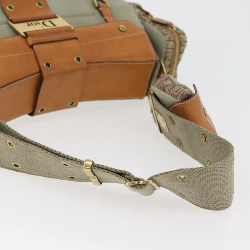 【日本直送】Christian Dior Street Chic 背包背包 米色 金色 正品 179612SAV-6