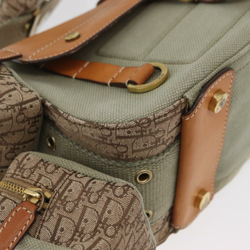 【日本直送】Christian Dior Street Chic 背包背包 米色 金色 正品 179612SAV-8