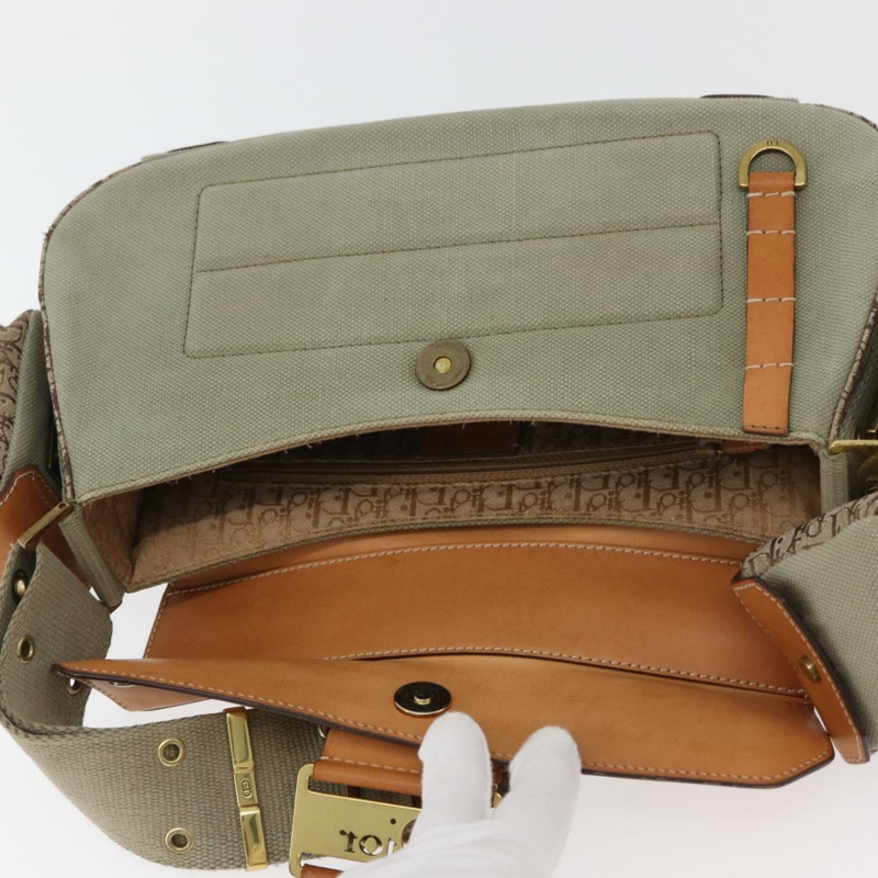 【日本直送】Christian Dior Street Chic 背包背包 米色 金色 正品 179612SAV-9