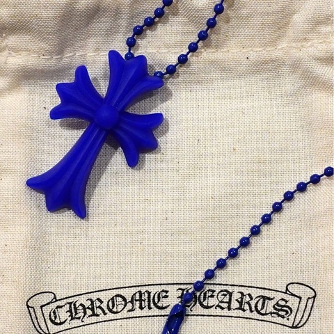 Chrome Hearts 克羅心 電光藍樹脂項鍊