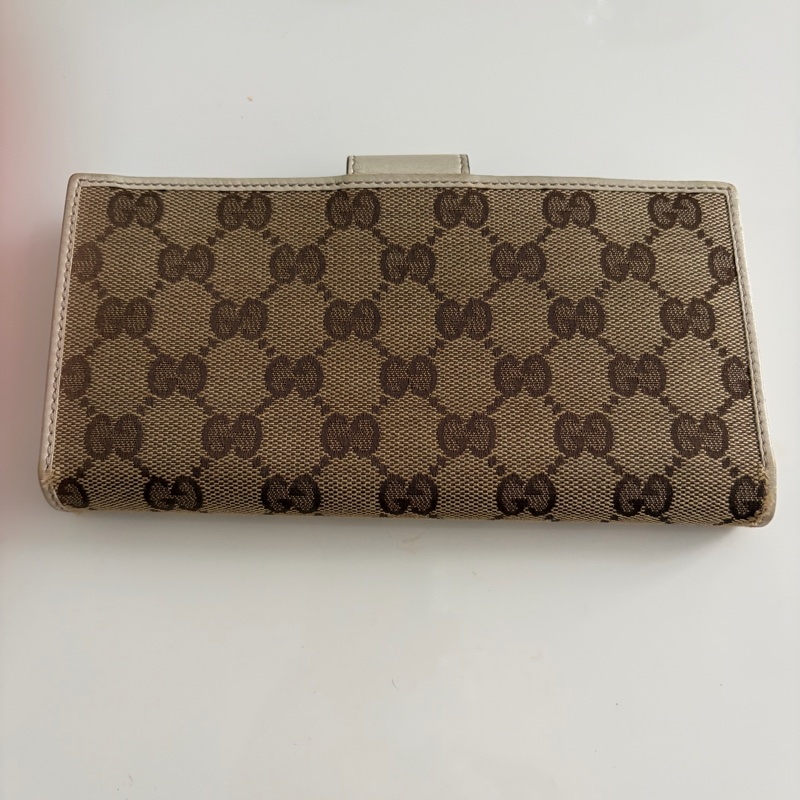Gucci 老花Logo長夾-6