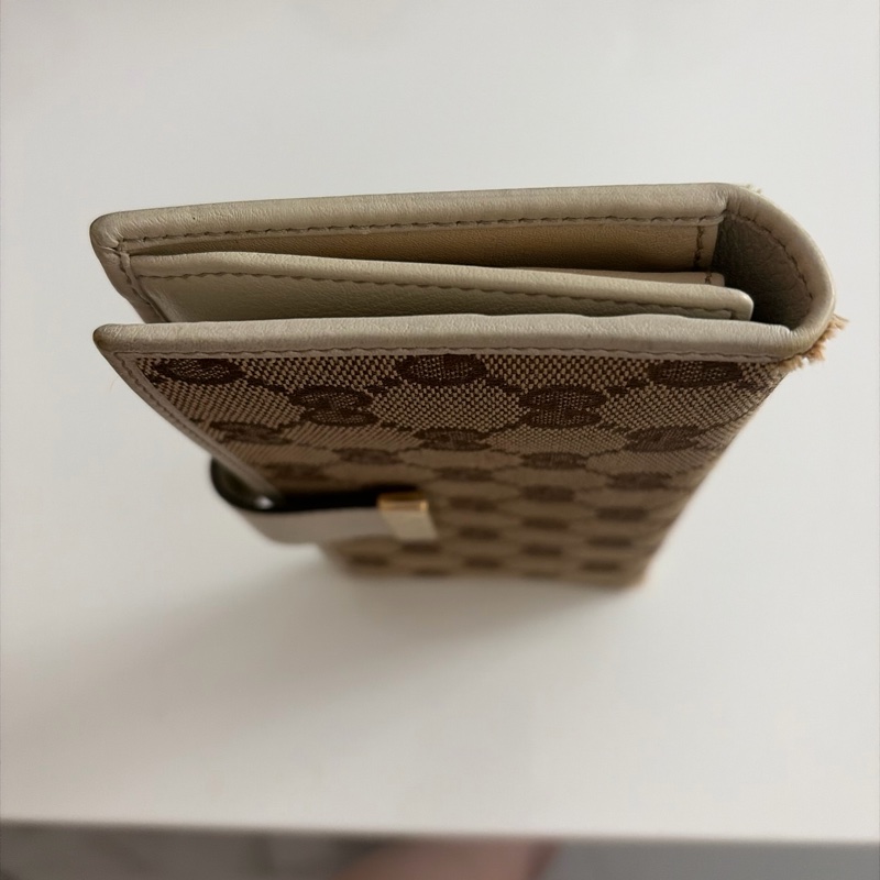 Gucci 老花Logo長夾-7