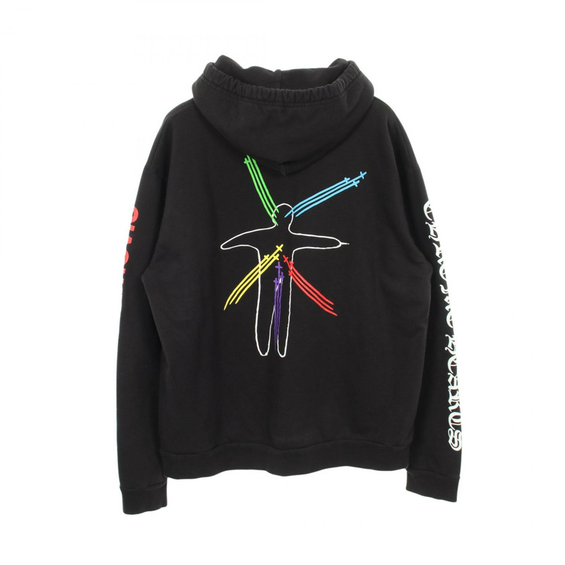 Chrome Hearts Chrome Hearts × Marina Abramovic 連帽衫，純棉材質，黑色，M碼，二手男款-1