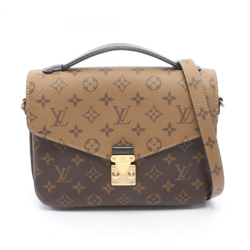 路易威登 Pochette Metis MM 單肩手提包 M44876 Monogram Reverse 二手 LV-0