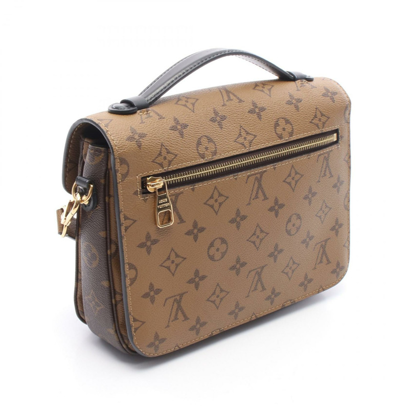 路易威登 Pochette Metis MM 單肩手提包 M44876 Monogram Reverse 二手 LV-1