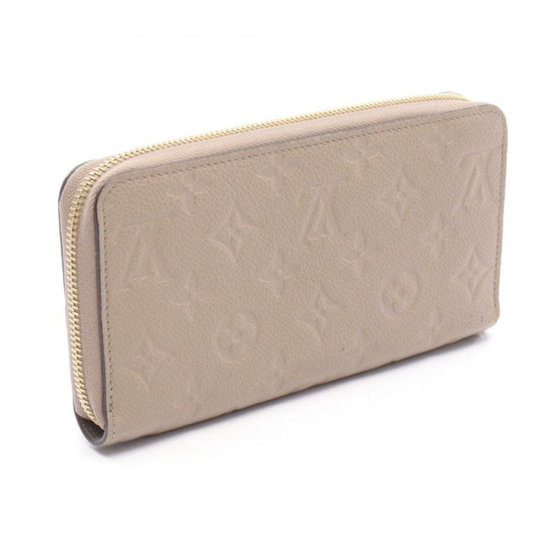 路易威登 Zippy 錢包 M69034 Monogram empreinte Tourterelle 皮革 米色-1