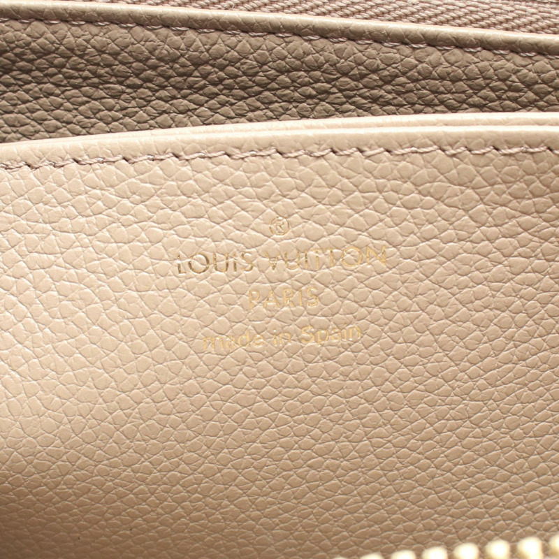 路易威登 Zippy 錢包 M69034 Monogram empreinte Tourterelle 皮革 米色-4