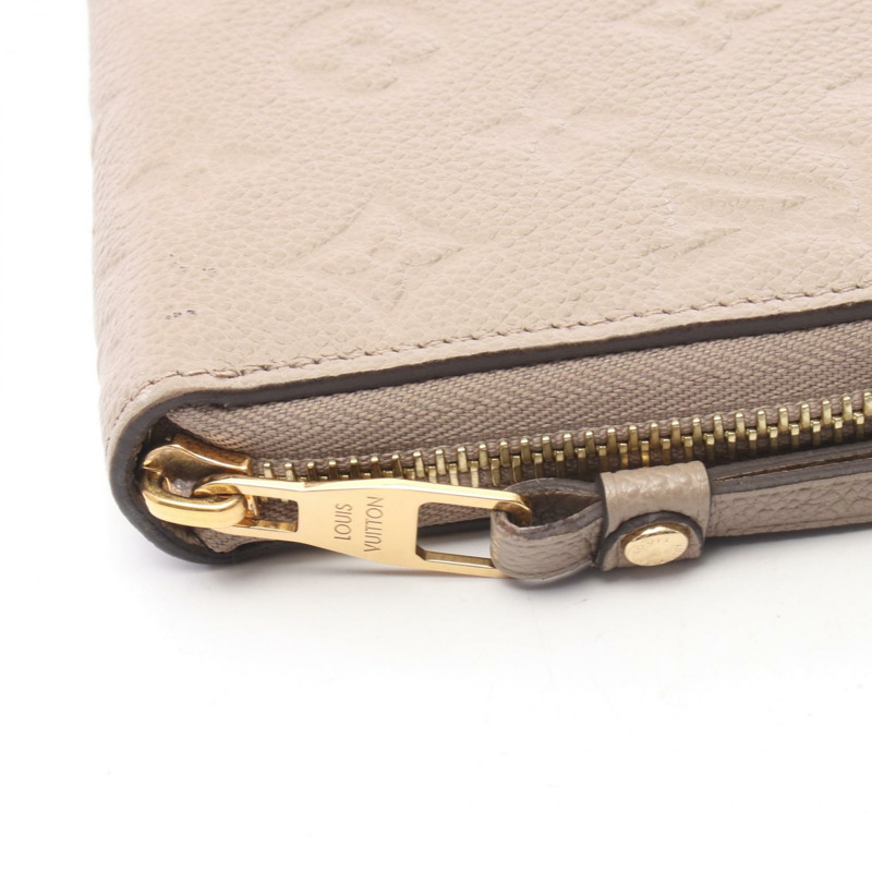 路易威登 Zippy 錢包 M69034 Monogram empreinte Tourterelle 皮革 米色-5