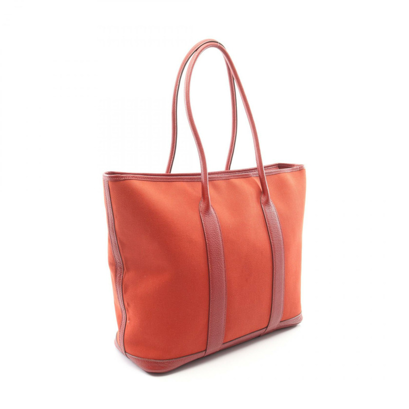 MES Garden Zip MM 手提單肩包 Negonda 皮革帆布 Rouge Garance SHW M-1