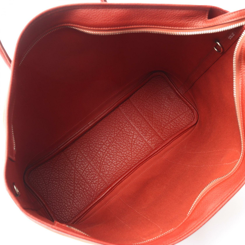 MES Garden Zip MM 手提單肩包 Negonda 皮革帆布 Rouge Garance SHW M-2