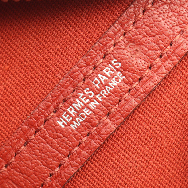 MES Garden Zip MM 手提單肩包 Negonda 皮革帆布 Rouge Garance SHW M-3