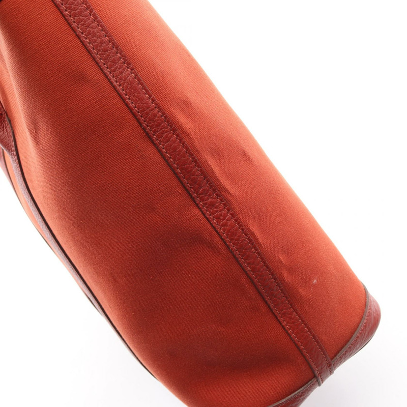 MES Garden Zip MM 手提單肩包 Negonda 皮革帆布 Rouge Garance SHW M-10