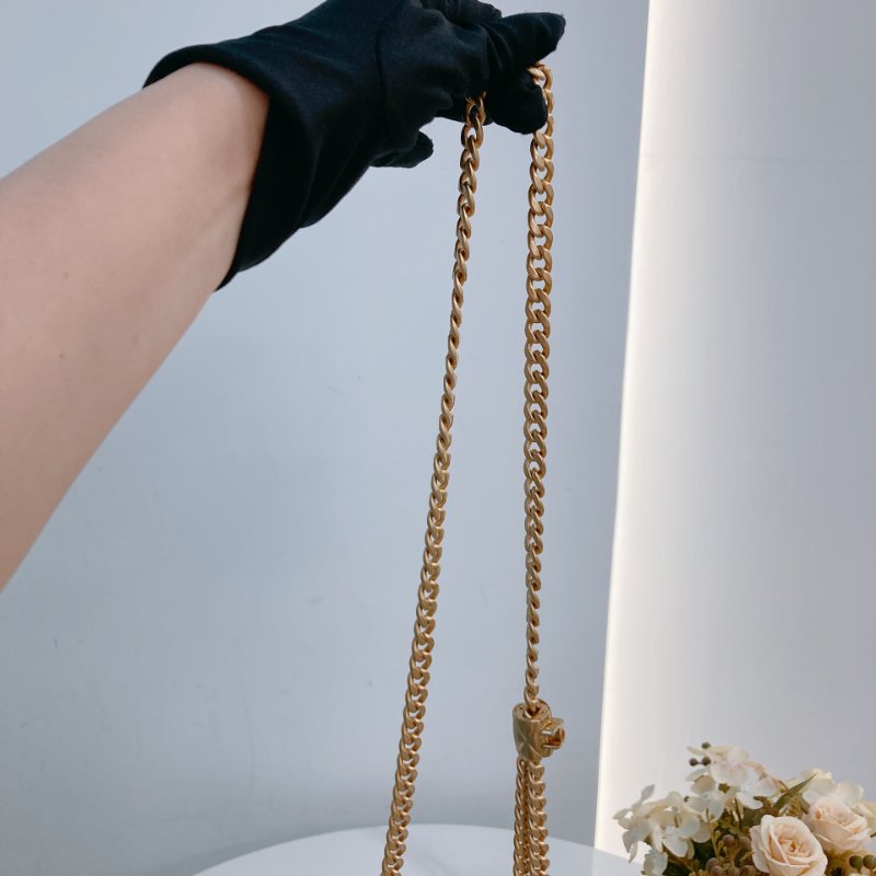 MS0723 Chanel 香奈兒米色化妝盒子鏈條包 金扣 Vanity Case Gold Bead Beige x GHW-20