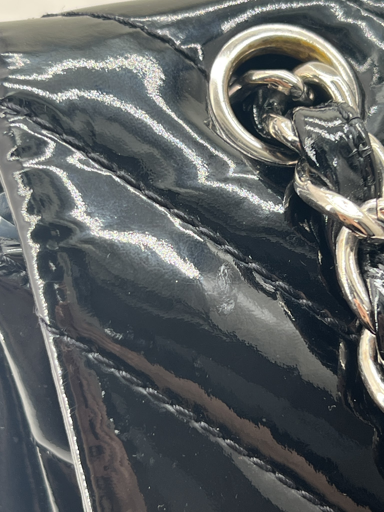 香緹國際精品 CHANEL 漆皮 Jumbo CF 鏈帶肩背包 1002-8