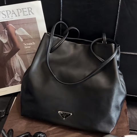 Prada中古款全皮托特包 垃圾袋Vintage