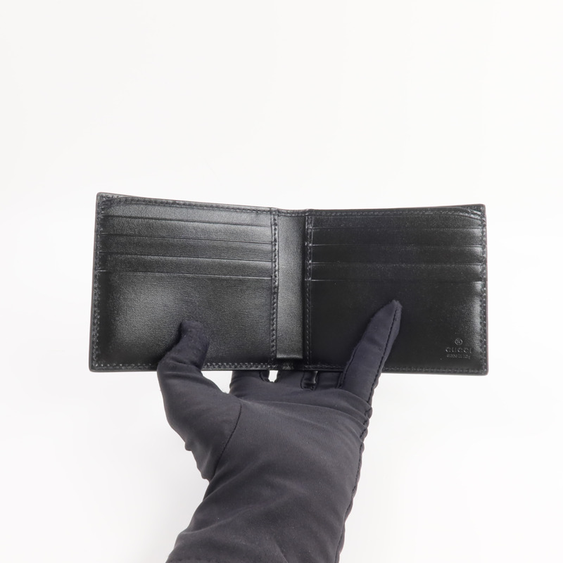 GUCCI 牛皮皮革Bi-Fold Wallet錢包-11