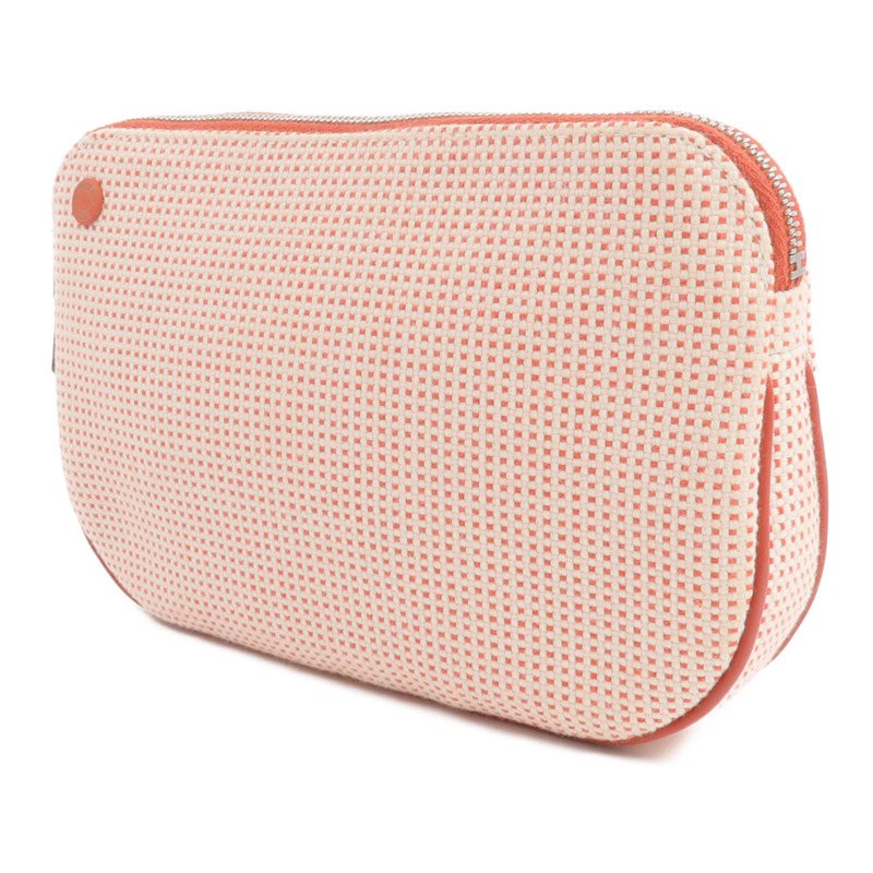 HERMES H Canvas Echappee Case手拿包Vermillon-2
