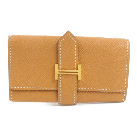 HERMES Epsom皮革Bearn Key Holder鎖匙包Gold
