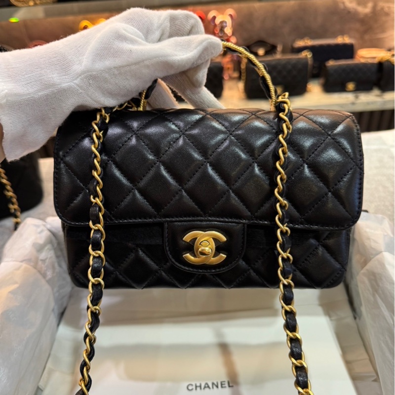 💕Chanel 提把 mini CF handle 💕近全新-3