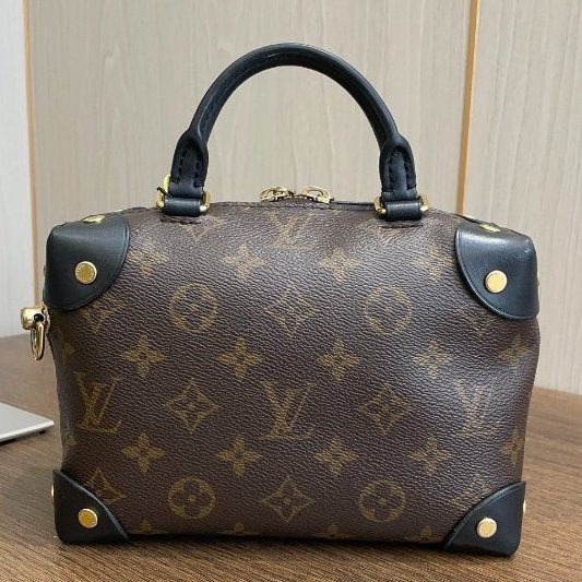 芯片款 路易威登/Louis Vuitton 老花軟盒子 手提斜背包-1