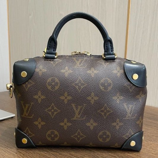 芯片款 路易威登/Louis Vuitton 老花軟盒子 手提斜背包-7
