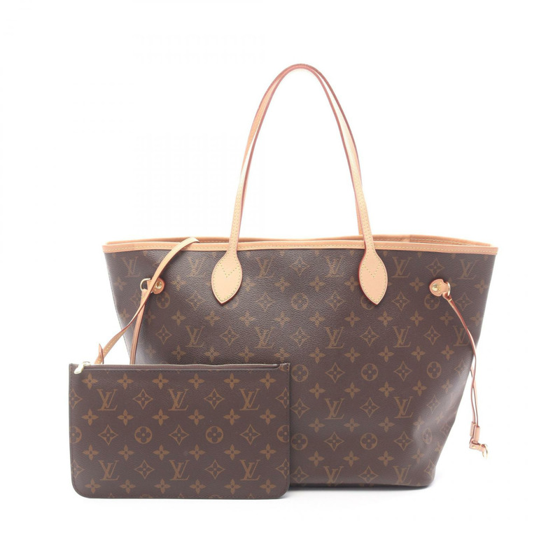 路易威登 Neverfull MM 單肩手提包 M40995 Monogram 帆布皮革二手-0