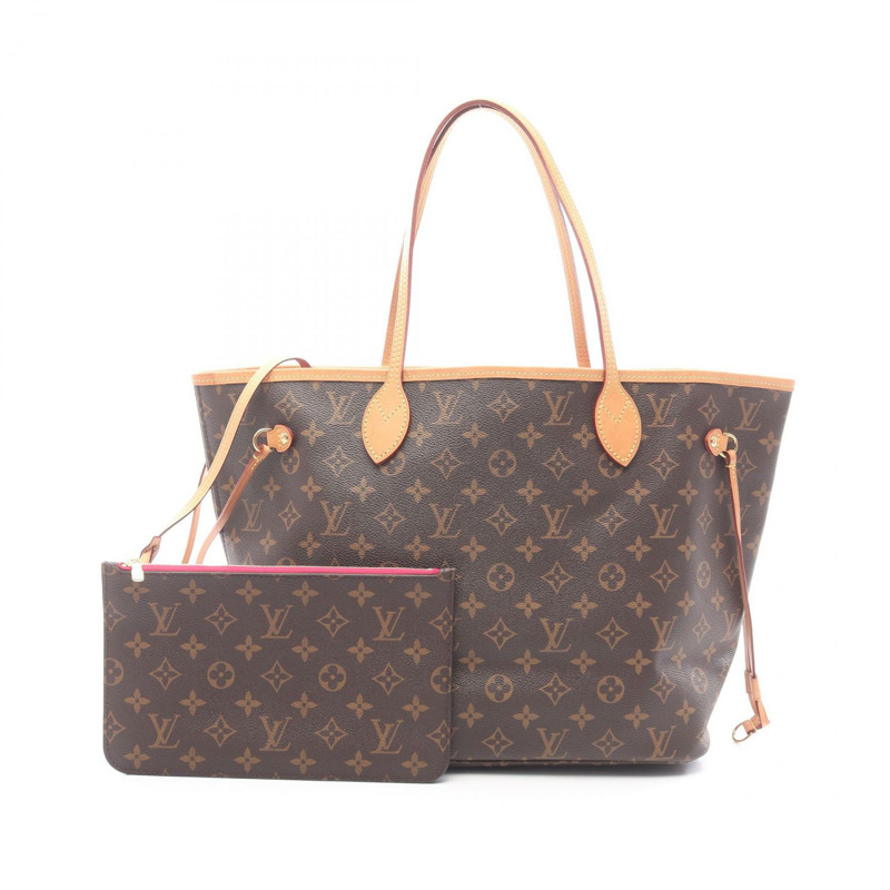 路易威登 Neverfull MM 單肩手提包 M41178 Monogram 帆布皮革二手-0