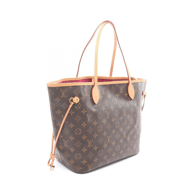 路易威登 Neverfull MM 單肩手提包 M41178 Monogram 帆布皮革二手-1