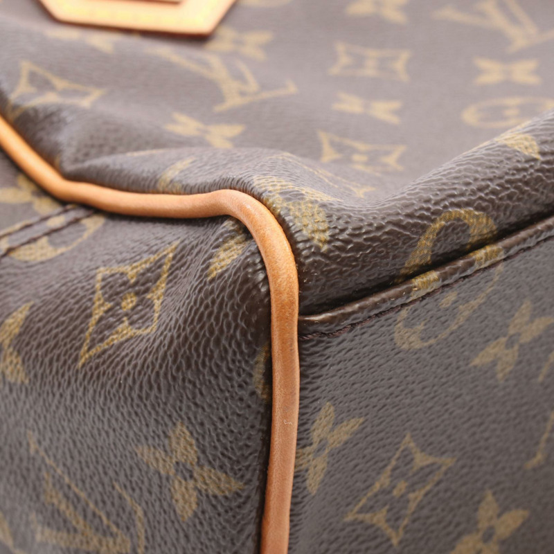 路易威登 Manhattan PM 手提包 M40026 Monogram 帆布皮革棕色二手-6