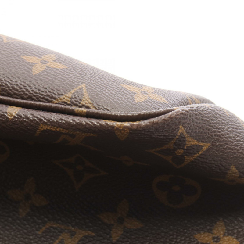 路易威登 Neverfull MM 單肩手提包 M41177 Monogram 帆布 櫻桃紅 二手-4