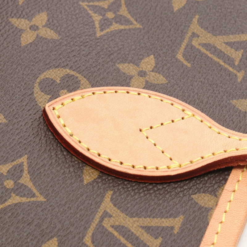 路易威登 Neverfull MM 單肩手提包 M41177 Monogram 帆布 櫻桃紅 二手-6
