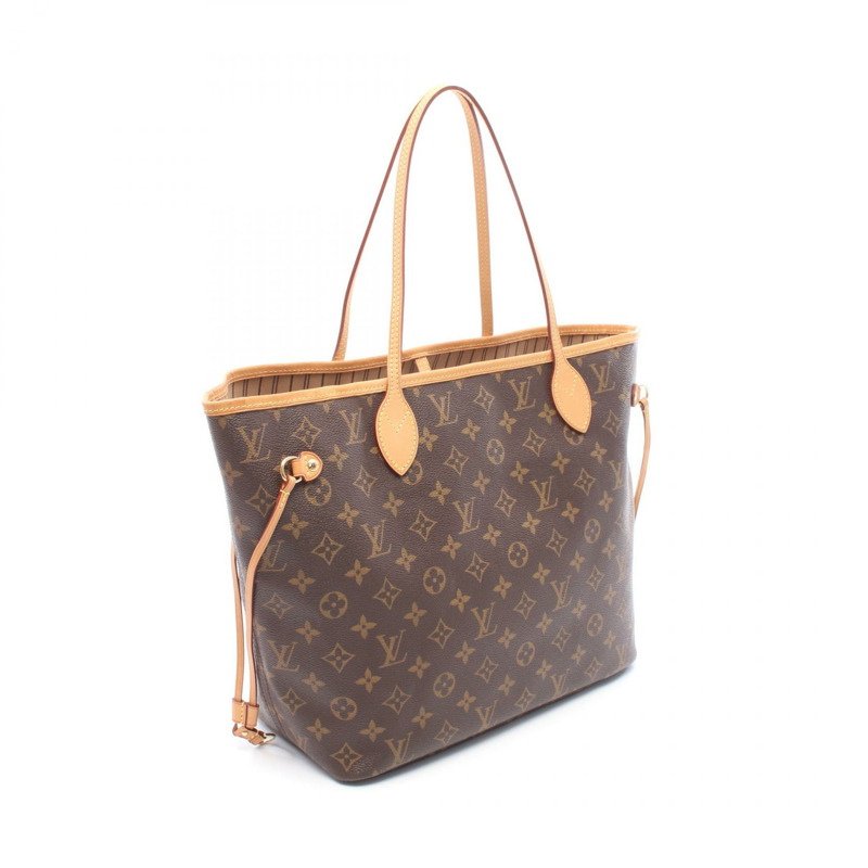 路易威登 Neverfull MM 單肩手提包 M40995 Monogram 帆布皮革二手-1