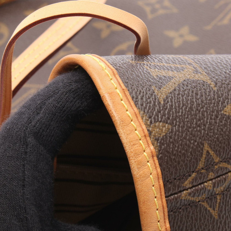 路易威登 Neverfull MM 單肩手提包 M40995 Monogram 帆布皮革二手-9