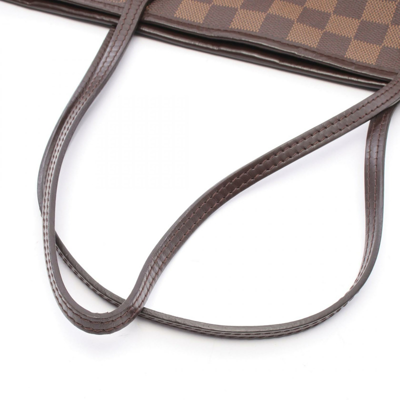 路易威登 Neverfull MM 肩背手提包 N51105 Damier 帆布 Ebene 二手 LV-6