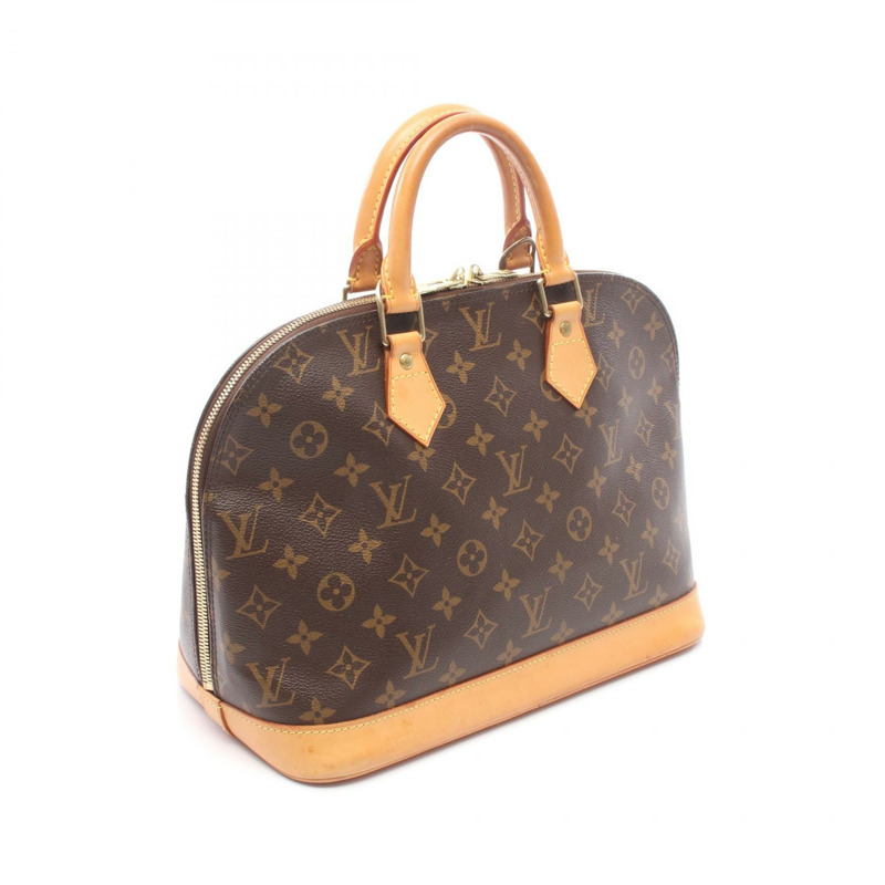 路易威登 Alma PM 手提包 M51130 Monogram 帆布皮革棕色二手女士 LV-1