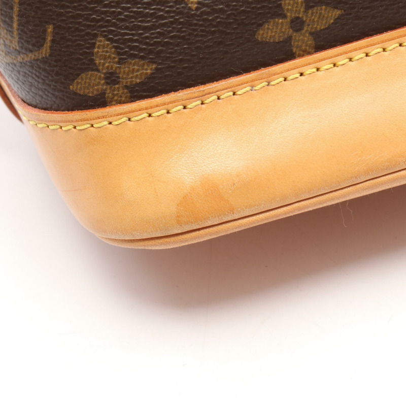 路易威登 Alma PM 手提包 M51130 Monogram 帆布皮革棕色二手女士 LV-11
