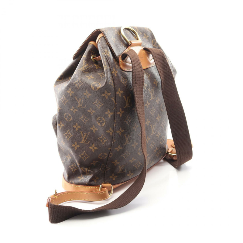 路易威登 Montsouris GM 雙肩包 M51135 Monogram 帆布 二手 女士-1